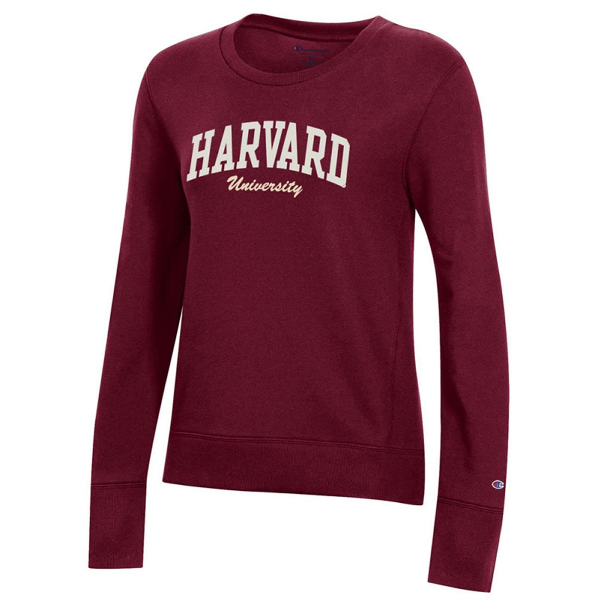 Harvard University Women's Champion Crew Neck Sweatshirt – The COOP