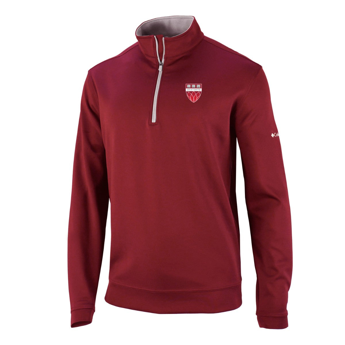 rough&swell　HARVARD SWEAT Harvard Law School Columbia Crimson Wickham Hills 1/4 Zip Pullover