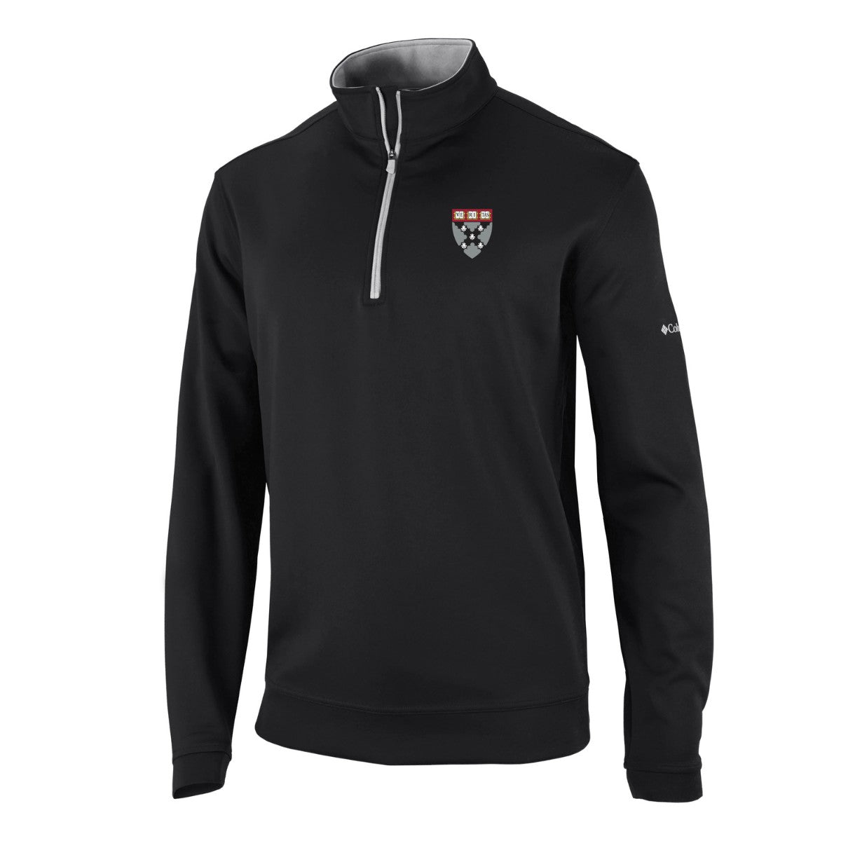 Harvard Business School Columbia Black Wickham Hills 1/4 Zip