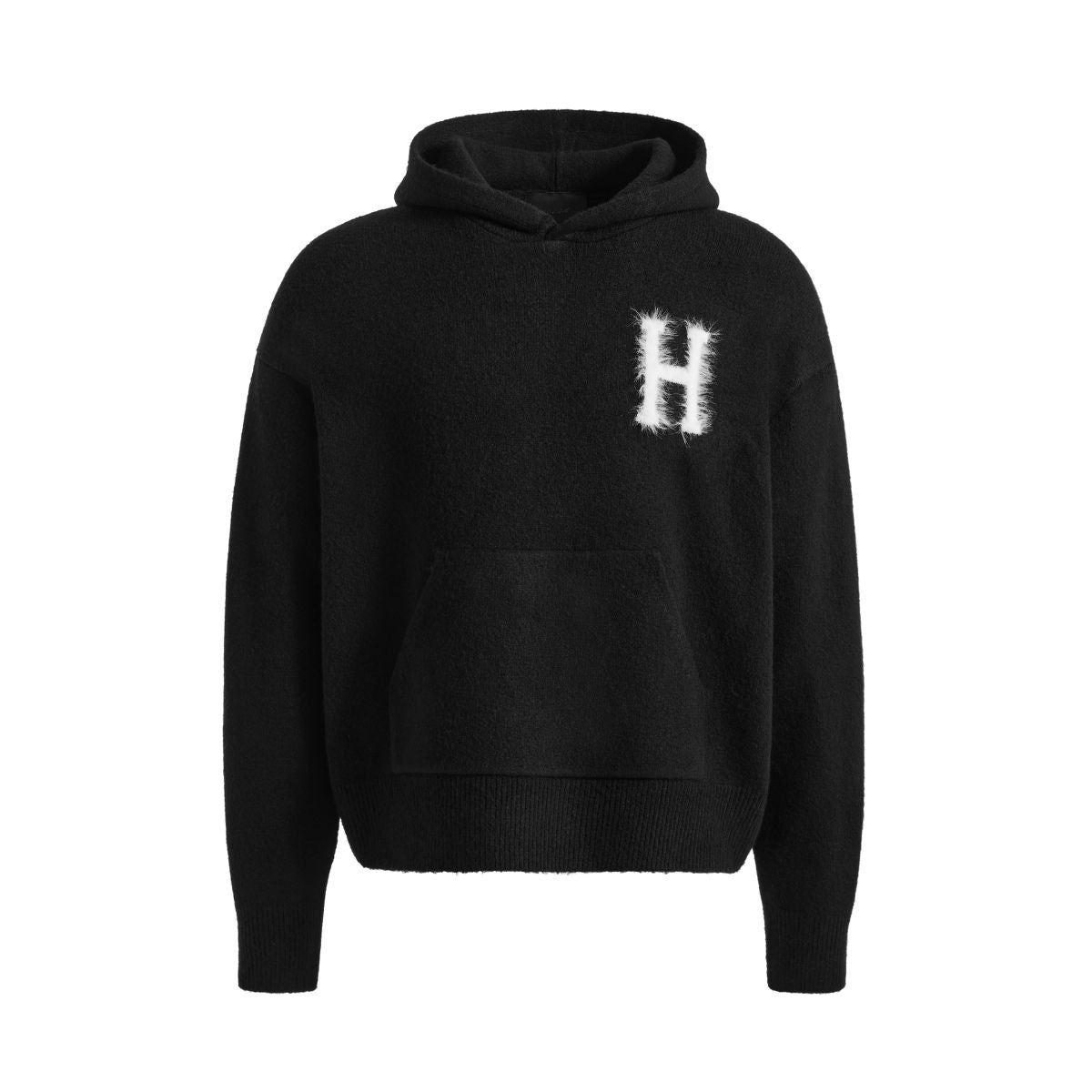 Harvard Rudsak Marcus HV Knit Hoodie with Fuzzy Logo – The COOP