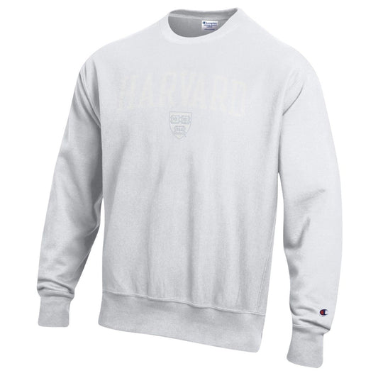 Harvard Champion Reverse Weave Felt Applique Tonal Crew