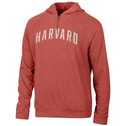 Harvard Weekender 1/4  Zip French Terry Slub Lightweight Hood