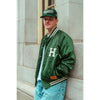 Harvard Official League Embroidered Satin Jacket