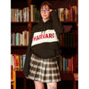 Harvard Official League Embroidered Tri-Color Hoodie