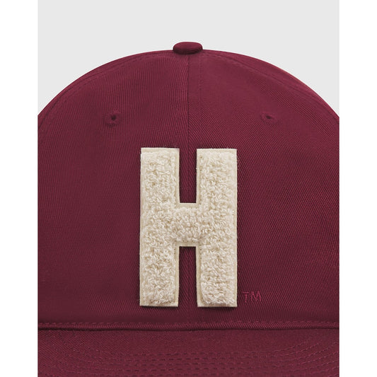 Harvard Cotton Twill Ballcap With Chenille Block H Patch