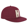 Harvard Cotton Twill Ballcap With Chenille Block H Patch