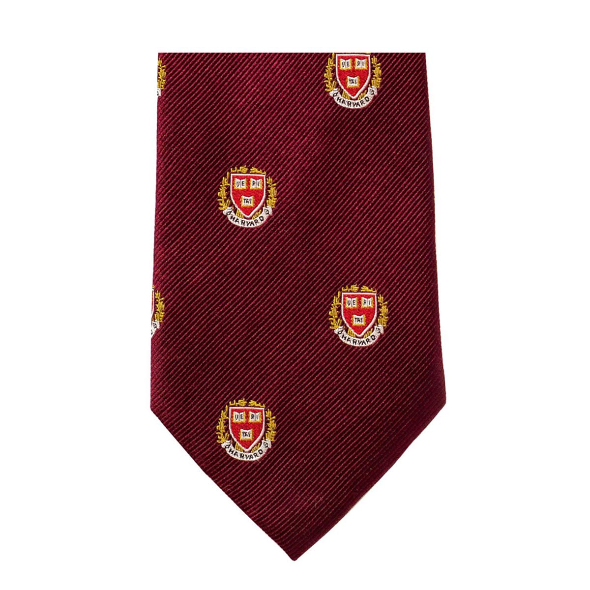 1186-Harvard Seal Silk Tie_Maroon.jpg
