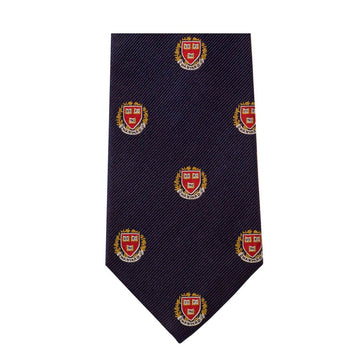 1186-Harvard Seal Silk Tie_Navy.jpg