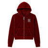 Harvard Women's Velour Rhinestone Hood