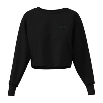 MIT Women's Greyson Blackout Cropped Aspen Crewneck