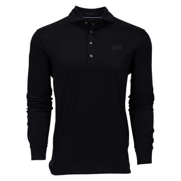 MIT Greyson Blackout Omaha Long Sleeve Polo