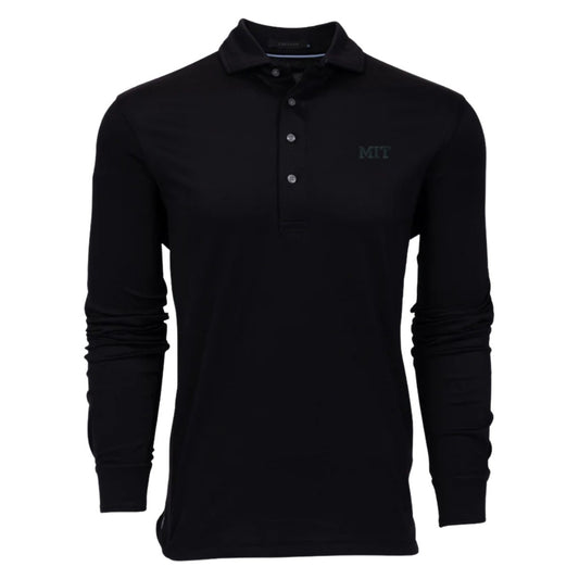 MIT Greyson Blackout Omaha Long Sleeve Polo