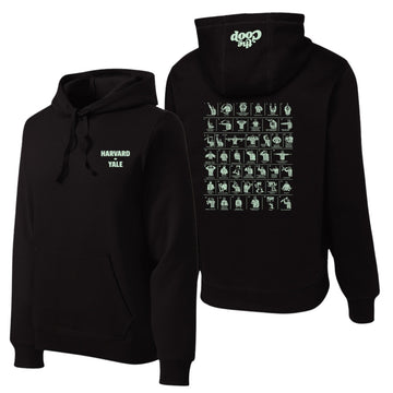 Harvard Yale Ref Sign Language Vintage Hoodie