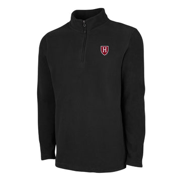 Harvard Athletic Shield Charles River Apparel Men's Black Fleece
