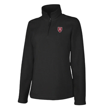 Harvard Athletic Shield Charles River Apparel Women's Black Fleece
