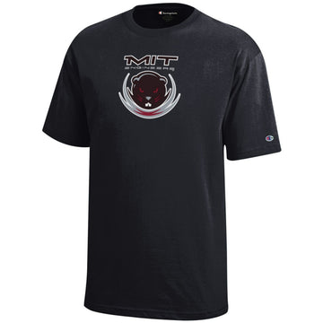 1265-MIT Beaver Youth Tee Shirt_Black.jpg