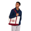 Harvard Embroidered Football Tote