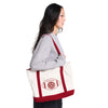 Harvard Embroidered Football Tote