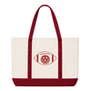 Harvard Embroidered Football Tote