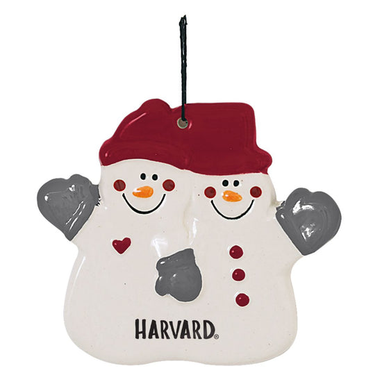 1648-Harvard Double Snowman Ceramic Ornament_media.jpg