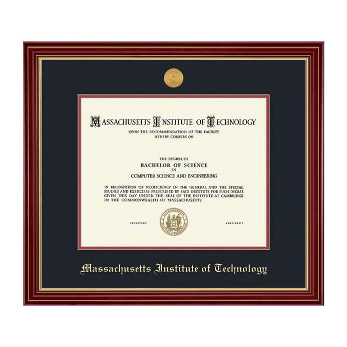 Mit Dust Frame MIT Diploma Frames β Officially Licensed β The COOP