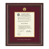 1739-Harvard Presidential Gold Engraved Diploma Frame in Premier with Maroon Linen Mat_Harvard-Dental.jpg