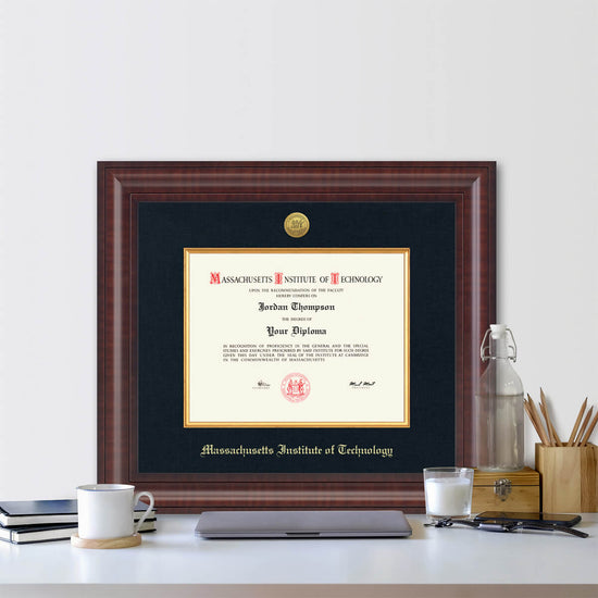 1804-MIT Presidential Gold Engraved Diploma Frame in Premier with Black Linen Mat_MIT_02.jpg
