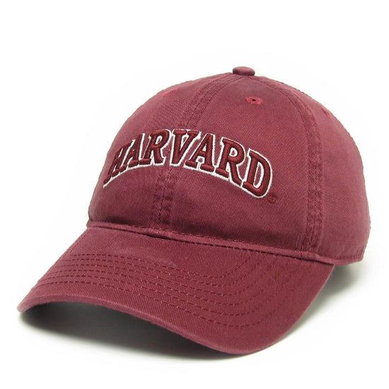 1880-Youth Arched Harvard Washed Twill Hat_Maroon.jpg