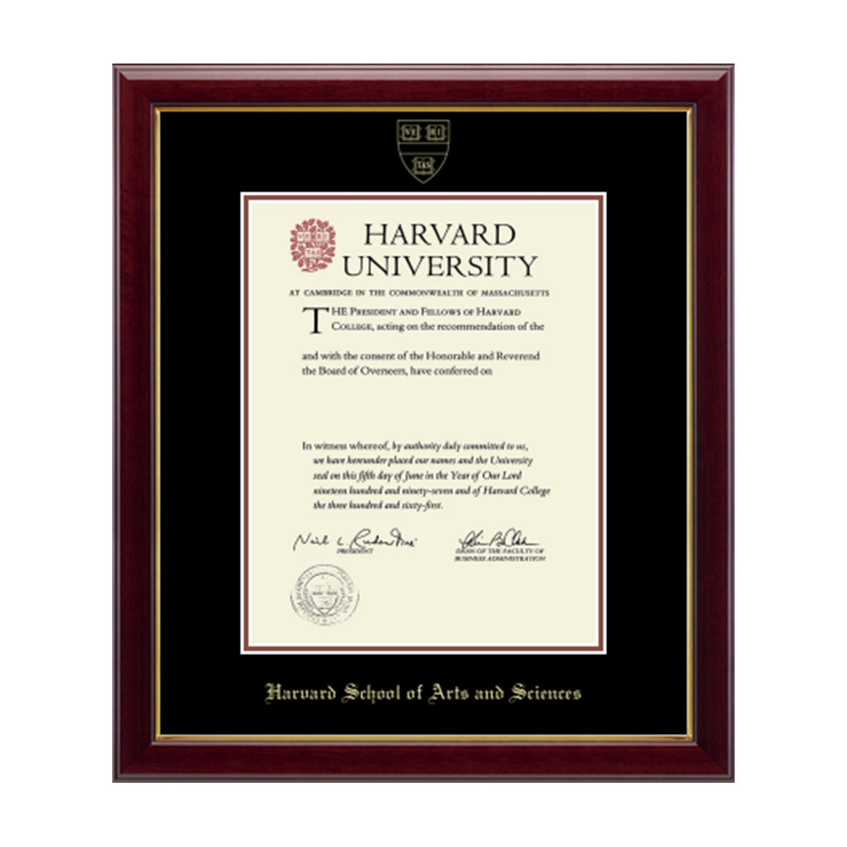 193-Harvard Gold Embossed Diploma Frame in Gallery or Regency Gold_Gallery_Arts & Sciences_08.jpg