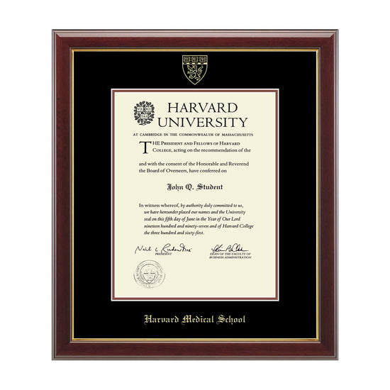 193-Harvard Gold Embossed Diploma Frame in Gallery or Regency Gold_Gallery_Harvard - Medical_13.jpg