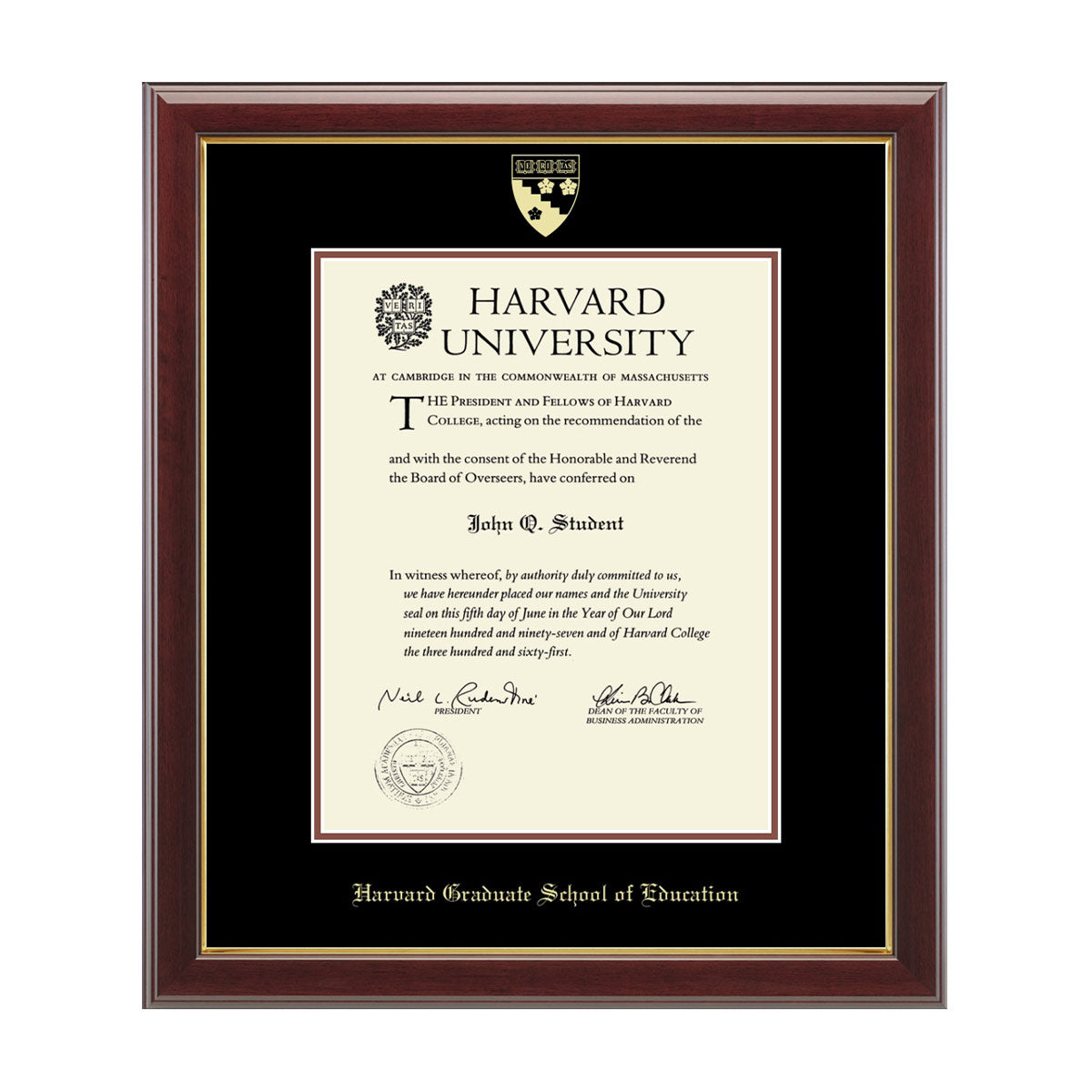 193-Harvard Gold Embossed Diploma Frame in Gallery or Regency Gold_Gallery_Harvard - School of Education_15.jpg
