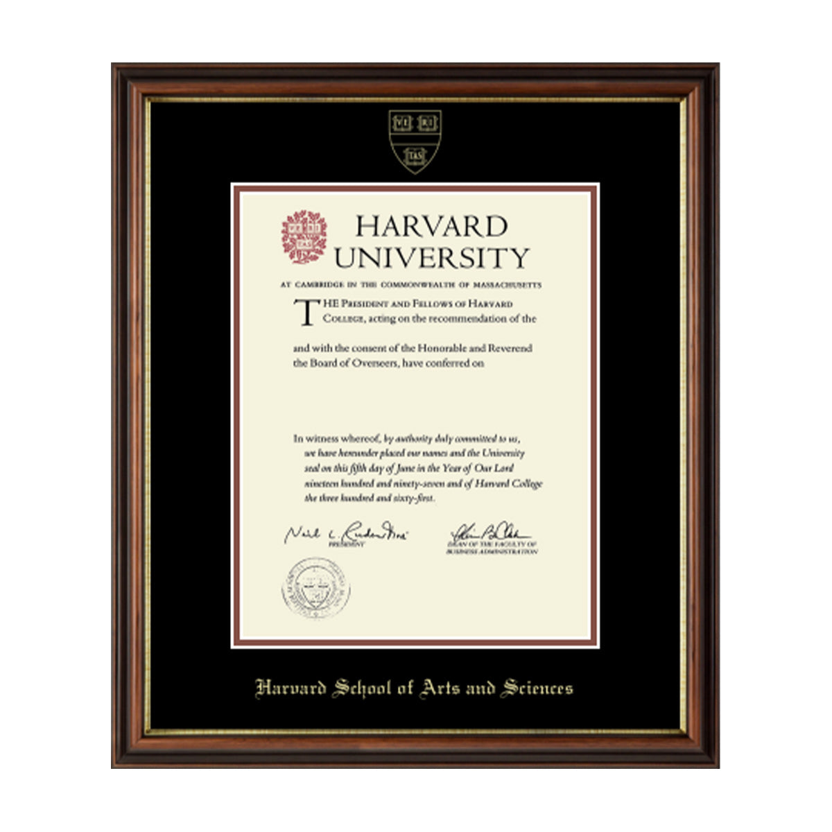 193-Harvard Gold Embossed Diploma Frame in Gallery or Regency Gold_Regency_Arts & Sciences_18.jpg