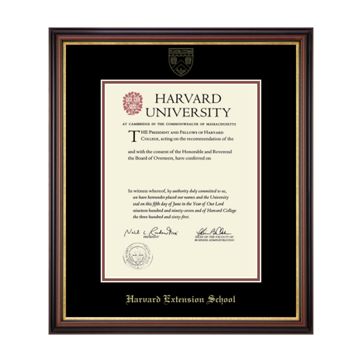 193-Harvard Gold Embossed Diploma Frame in Gallery or Regency Gold_Regency_Extension Graduate_19.jpg