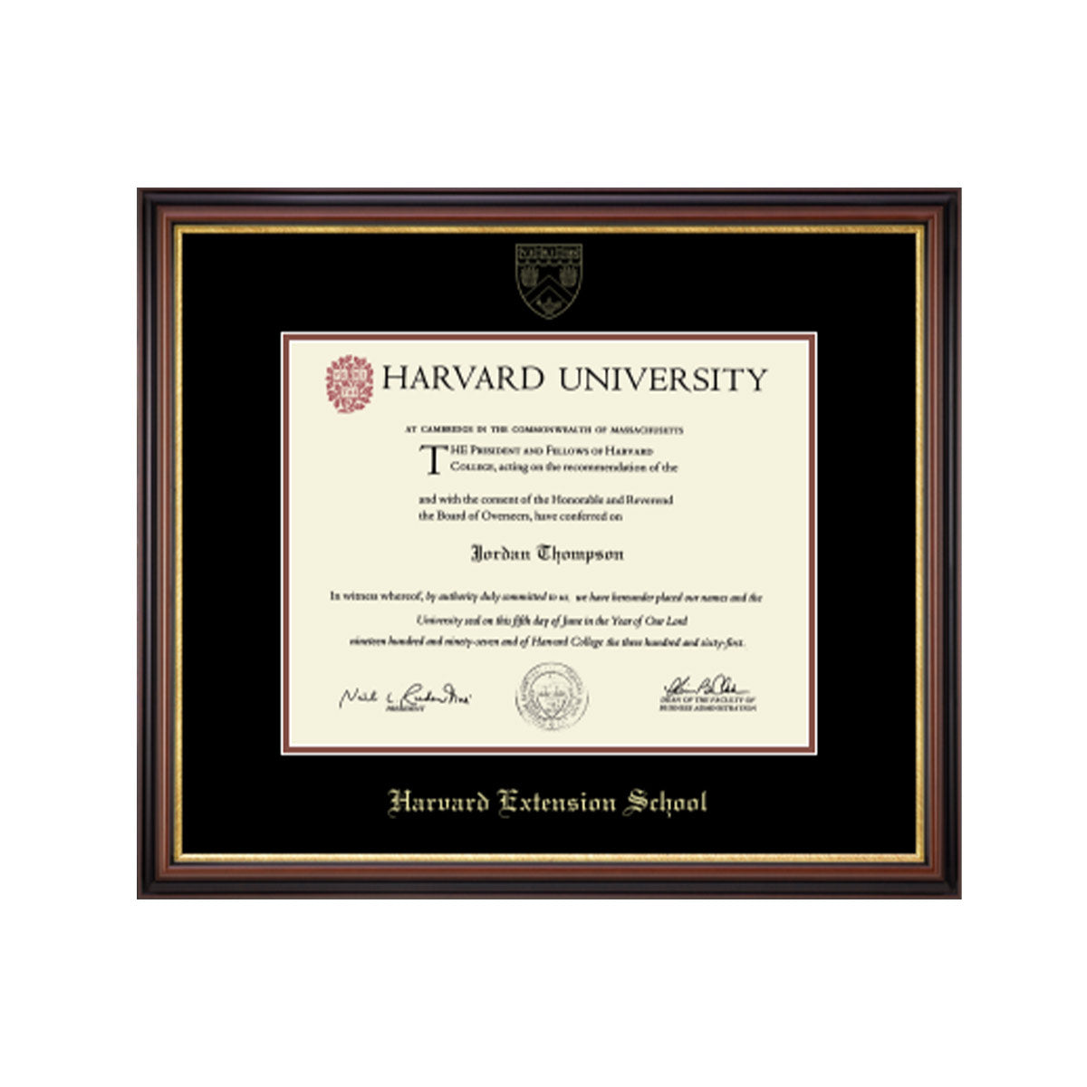 193-Harvard Gold Embossed Diploma Frame in Gallery or Regency Gold_Regency_Extension Undergrad_20.jpg