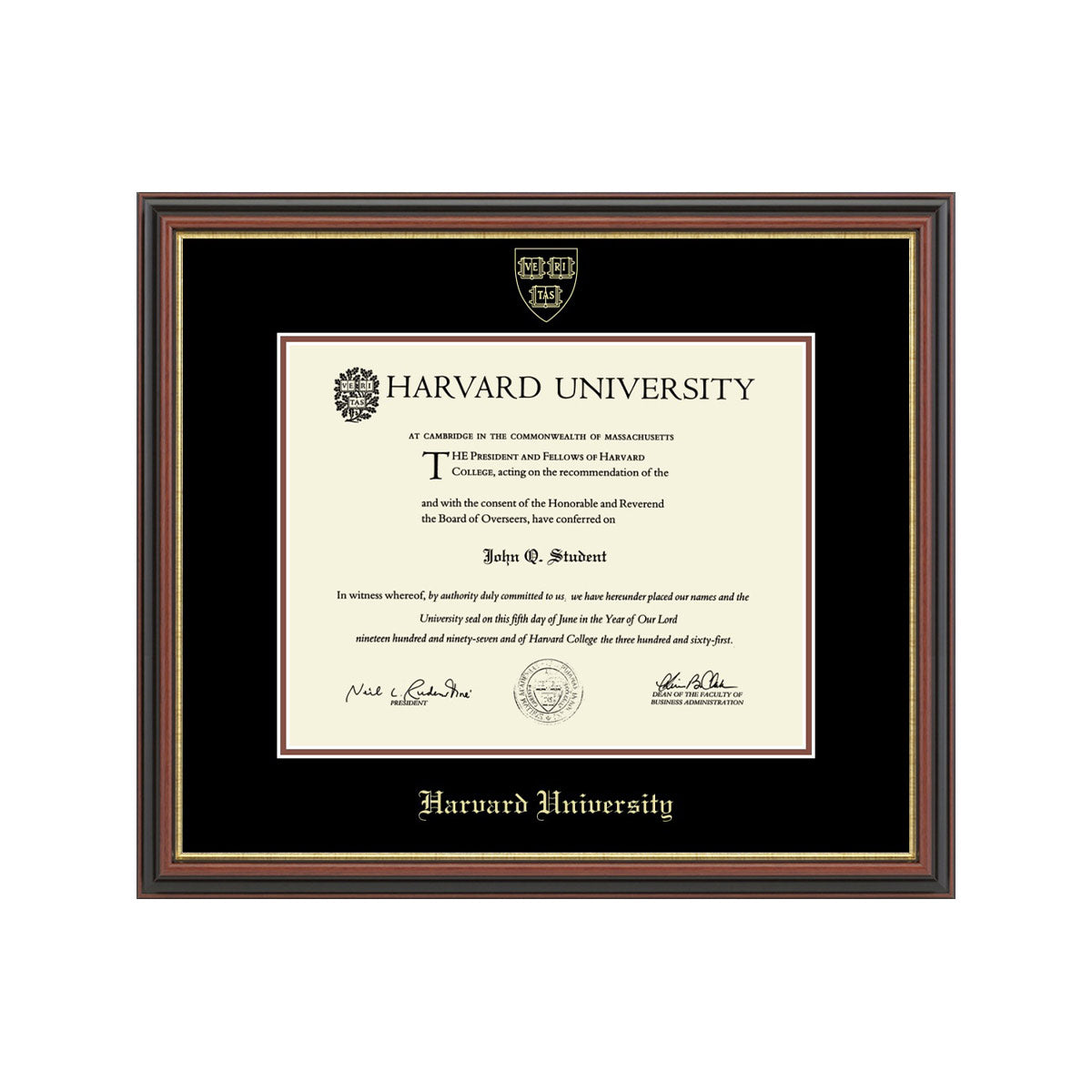 193-Harvard Gold Embossed Diploma Frame in Gallery or Regency Gold_Regency_Har-Undergrad_21.jpg