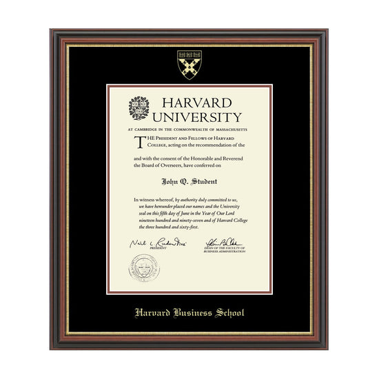 193-Harvard Gold Embossed Diploma Frame in Gallery or Regency Gold_Regency_Harvard - Business_22.jpg