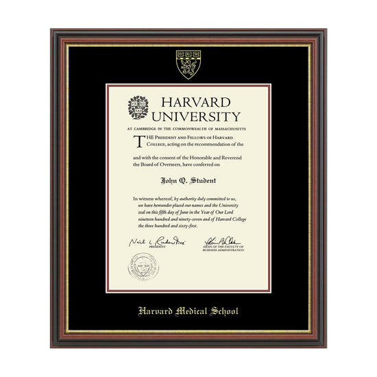 193-Harvard Gold Embossed Diploma Frame in Gallery or Regency Gold_Regency_Harvard - Medical_26.jpg