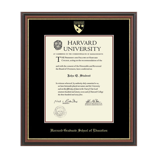 193-Harvard Gold Embossed Diploma Frame in Gallery or Regency Gold_Regency_Harvard - School of Education_29.jpg