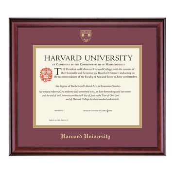 1997-Harvard Extension School Horizontal Certificate Frame_Classic.jpg