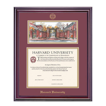 1998-Harvard Undergraduate or Graduate Lithograph Diploma Frame_Elite_Har-Undergrad.jpg