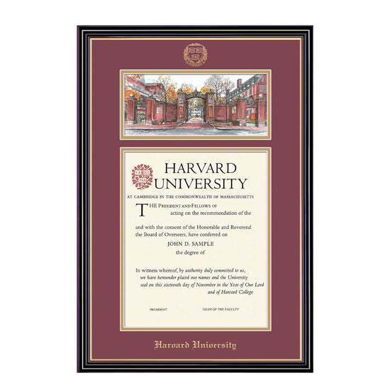 1998-Harvard Undergraduate or Graduate Lithograph Diploma Frame_Prestige_Harvard - Grad.jpg