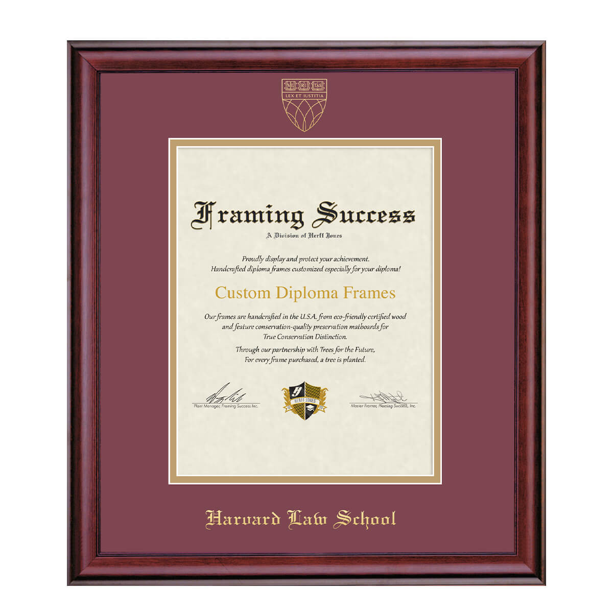 1999-Harvard University Embossed Diploma Frame_Classic_Harvard - Law.jpg