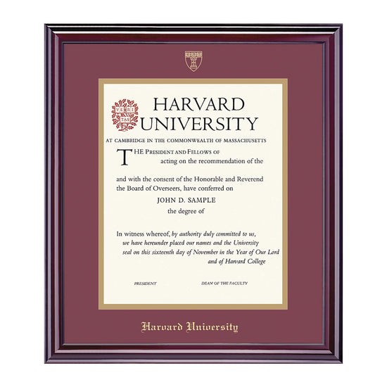 1999-Harvard University Embossed Diploma Frame_Elite_Harvard -Dental.jpg