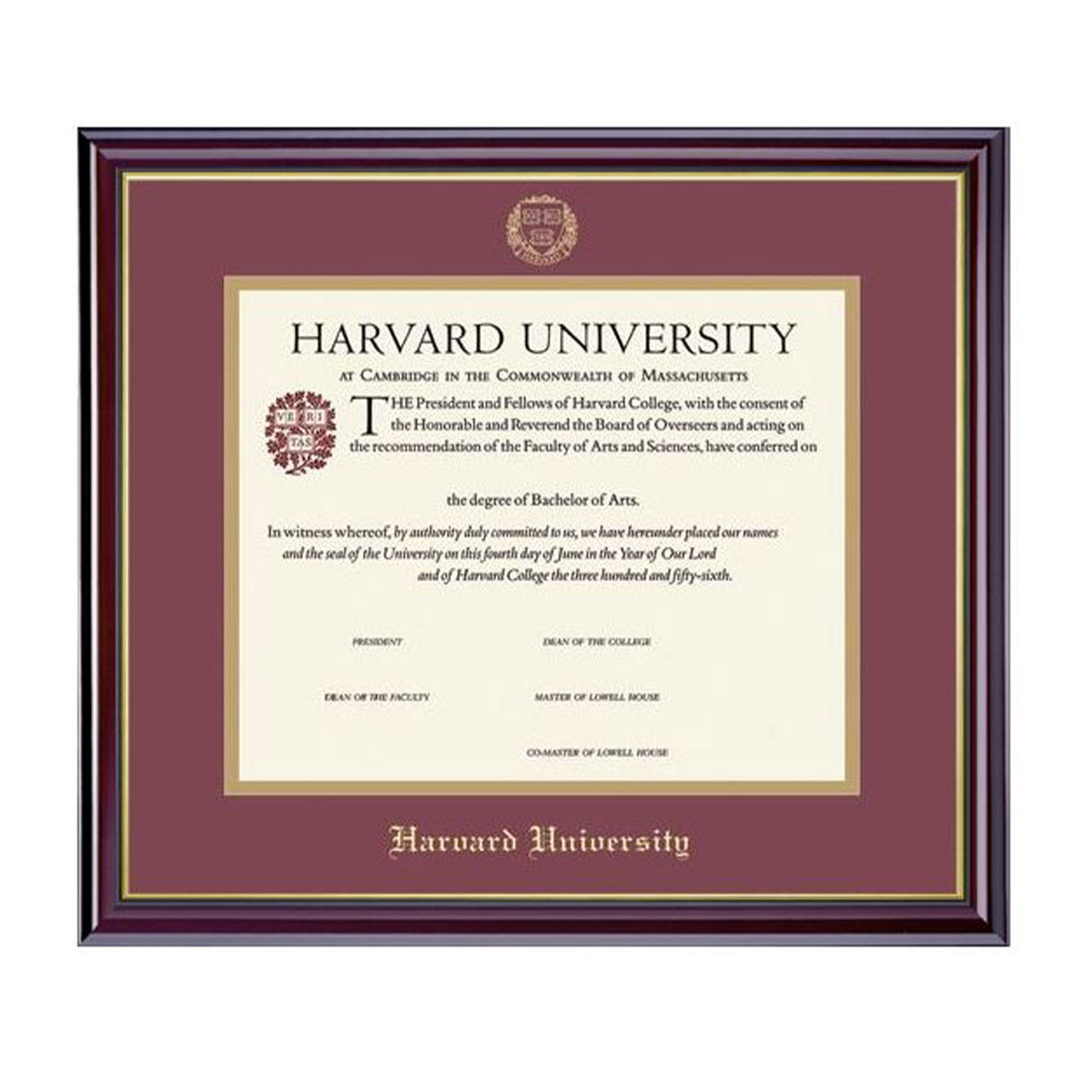 1999-Harvard University Embossed Diploma Frame_Windsor_Har-Undergrad.jpg