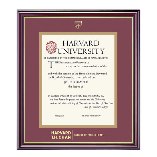 1999-Harvard University Embossed Diploma Frame_Windsor_Harvard - Public Health.jpg