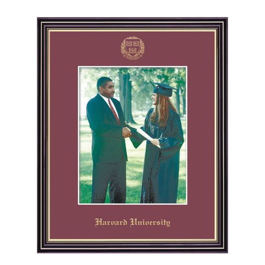 2032-Harvard Veritas Shield Embossed Photo Frame_Prestige.jpg