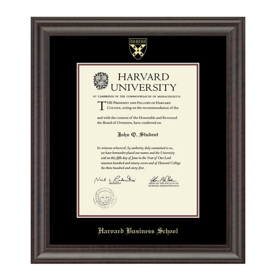 2244-Harvard Recycled Wood Gold Embossed Diploma Frame_Acadia_Harvard - Business.jpg
