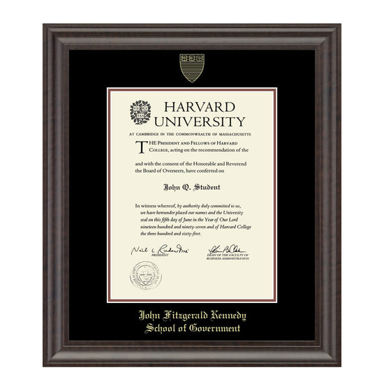 2244-Harvard Recycled Wood Gold Embossed Diploma Frame_Acadia_Harvard - JFK.jpg