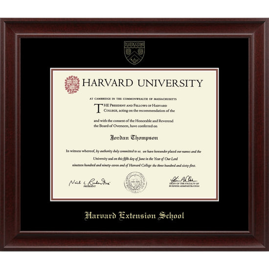 2244-Harvard Recycled Wood Gold Embossed Diploma Frame_Rainier_Extension Undergrad.jpg
