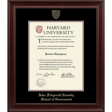 2244-Harvard Recycled Wood Gold Embossed Diploma Frame_Rainier_Harvard - JFK.jpg